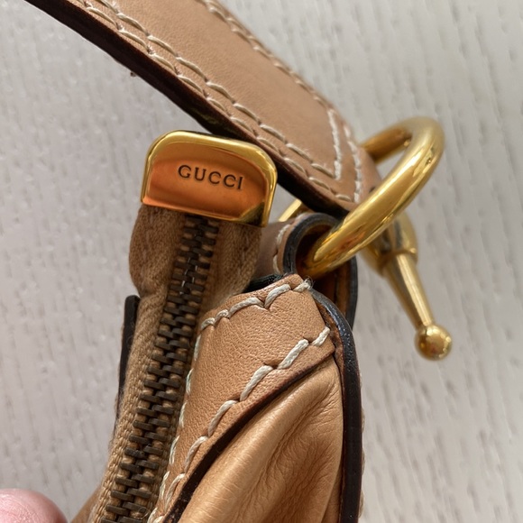 🌼 GUCCI - Authentic Medium Jockey Hobo Bag 🌼 - Picture 13 of 14
